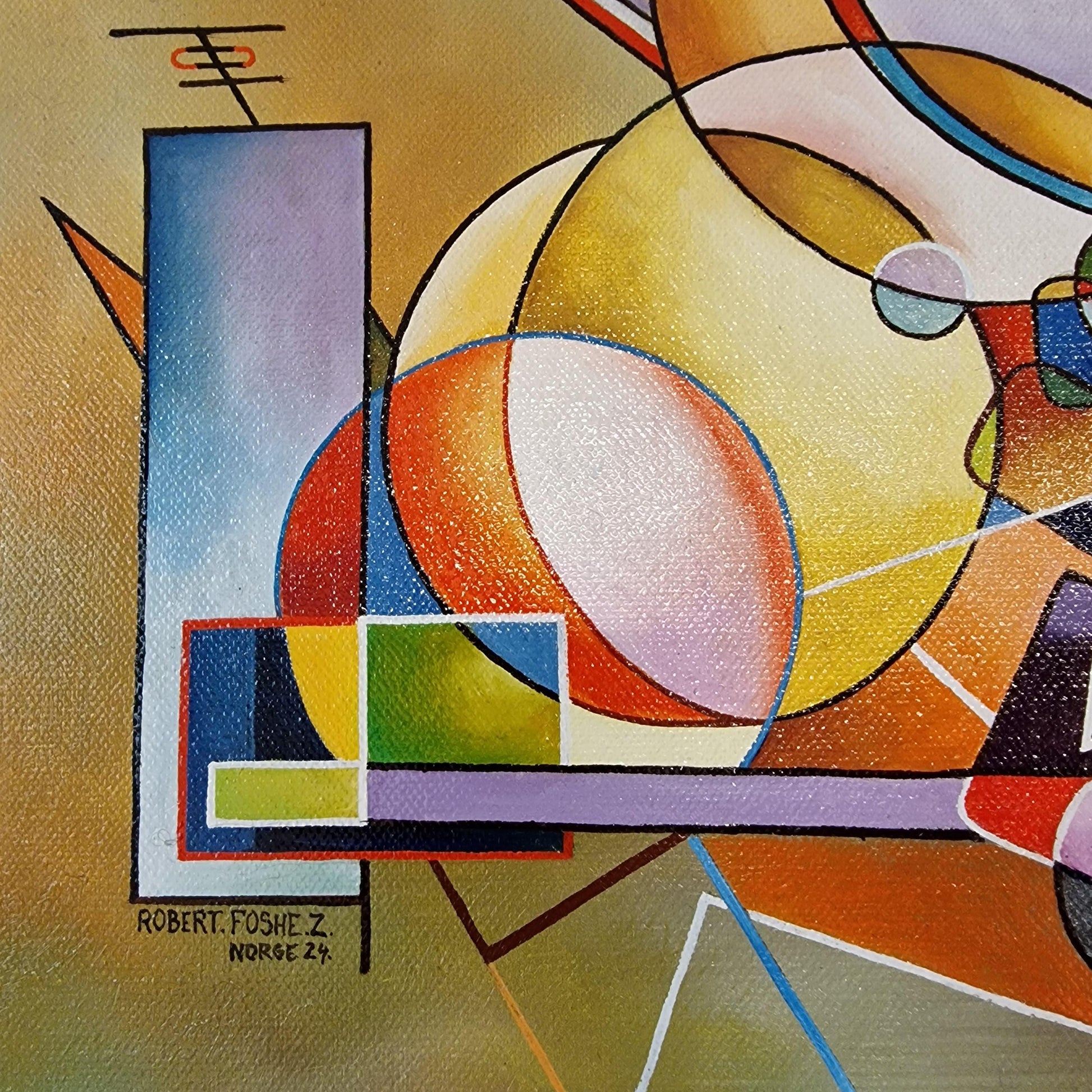 DANCING with the SUN Giclee Print Reproduction Painting, Modern Heavyweight Canvas, 3D hand finish print with brush strokes, Large wall arts FOSHE ART