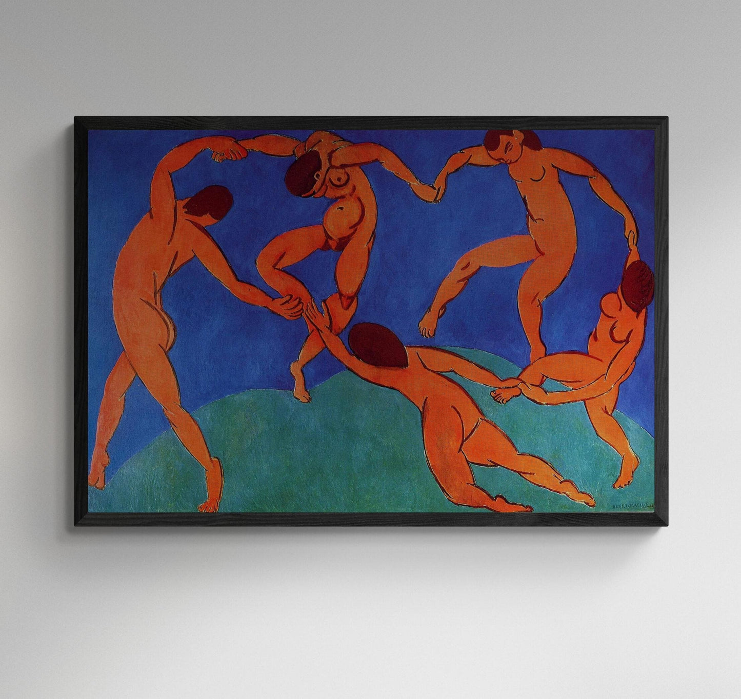 Dance II by Henri Matisse, 1932 Large wall arts, Heavyweight Canvas, 3D hand finish Premium Texture Print with brush strokes, Ready to Hang