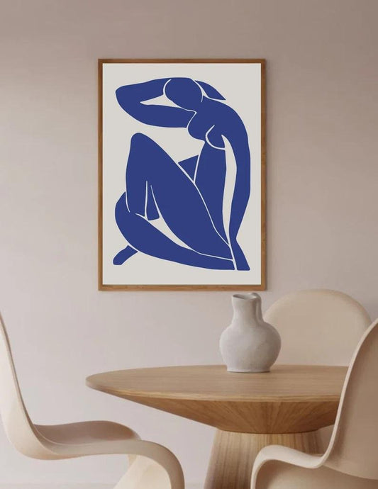 Henri Matisse Blue Nude 1952 Giclee Print Reproduction Painting, Heavyweight Fineart print on Hahnemühle art paper or museum quality poster