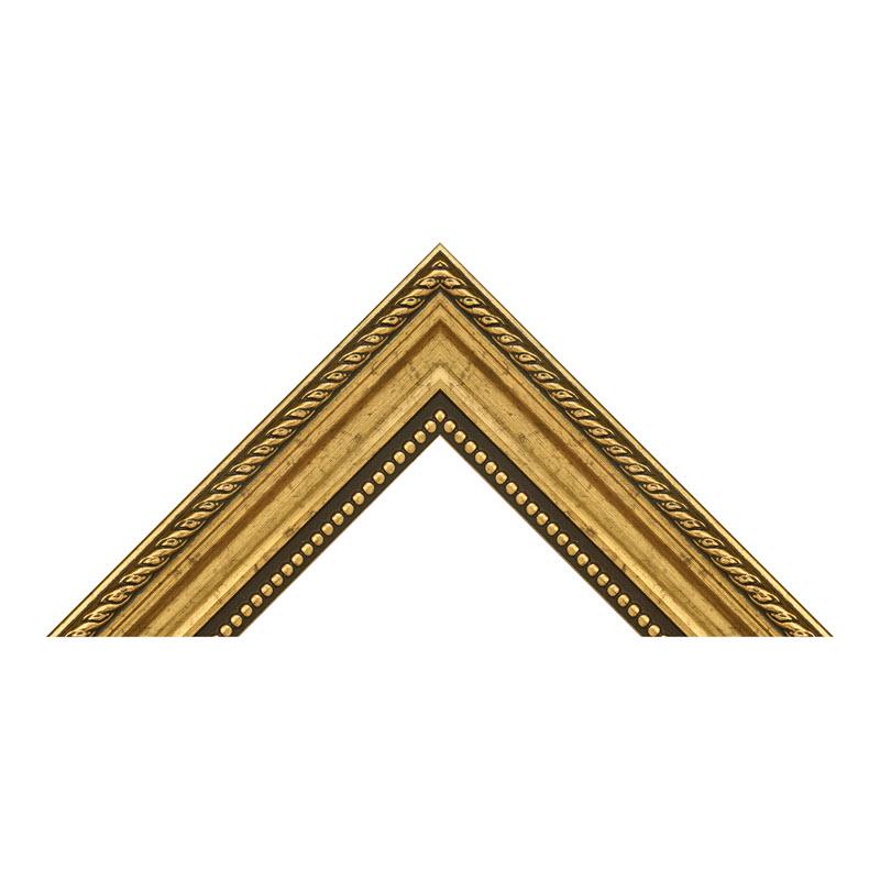 Bosch reproduction Christ in Limbo, canvas hand finished premium print with brush strokes and golden vintageous frame looks like original FOSHE ART