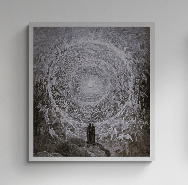 Gustave Dore 'In the Empyrean' Giclée Canvas Print with Floating Frame FOSHE ART
