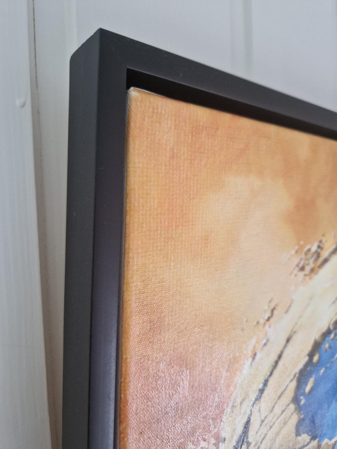 Henri Matisse Landscape at Collioure reproduction with floating frame, Giclee Hand Finished Print with brush strokes looks like original art FOSHE ART