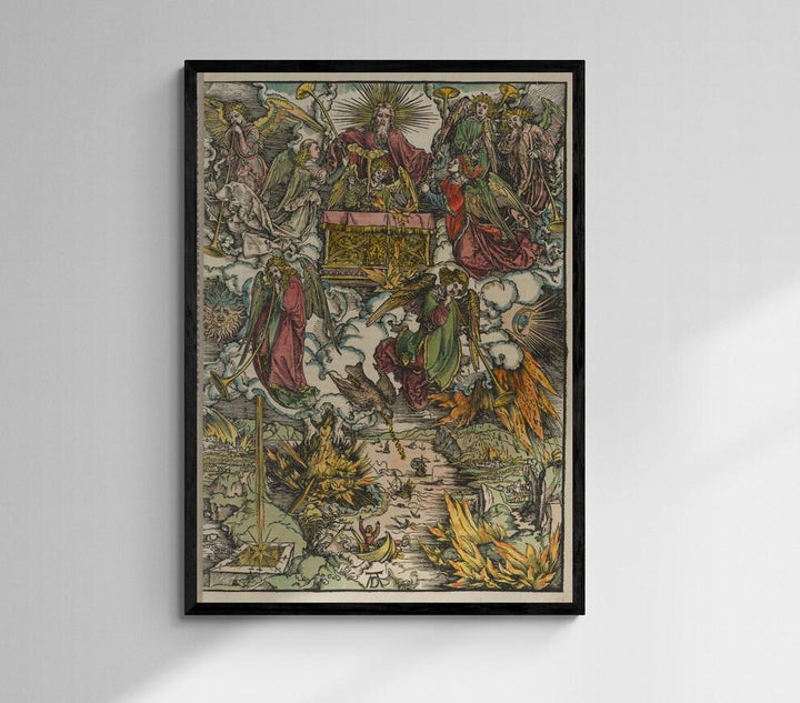 Albrecht Dürer's Apocalypse Art Print, Giclée Canvas or Paper FOSHE ART
