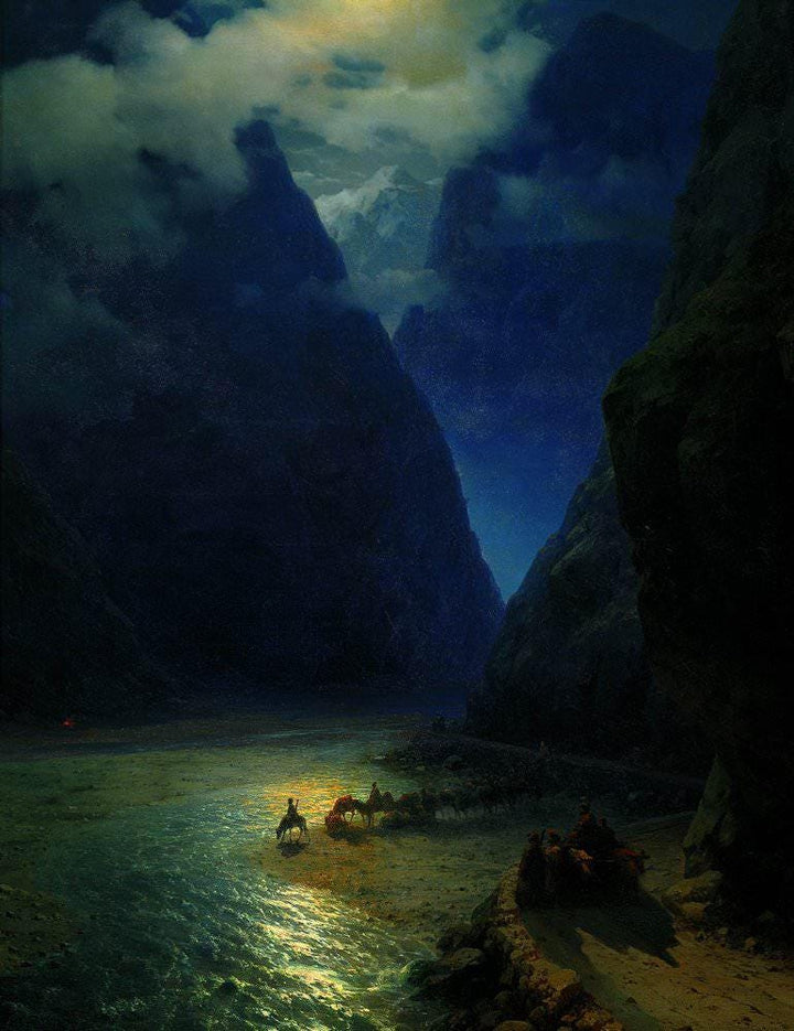 Aivazovsky Darial Gorge Giclée Art Print, Museum Quality FOSHE ART