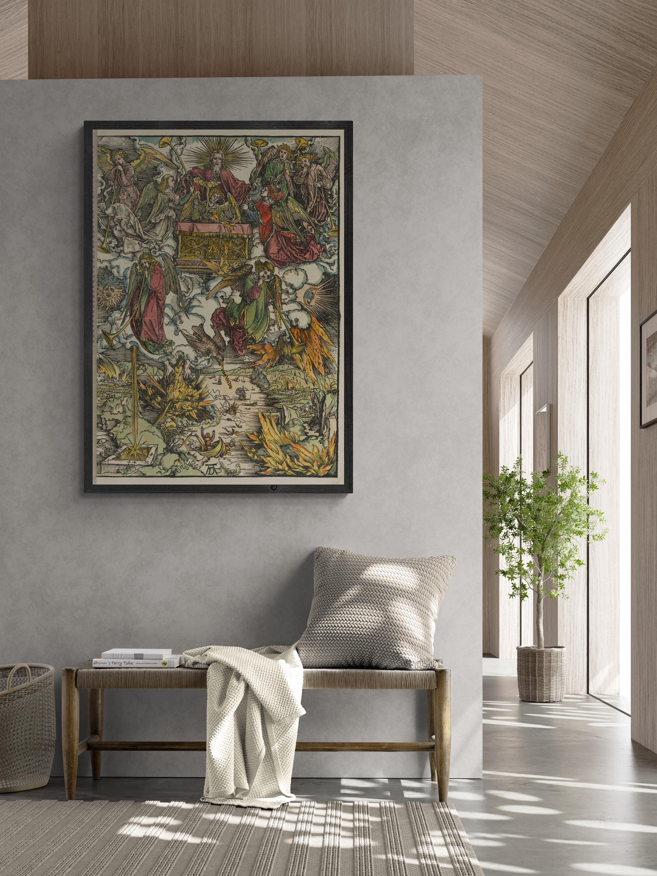The Apocalypse by Albrecht Dürer, Home Wall Decor Print, Heavyweight paper / real art canvas, Print on canvas or paper, original large art FOSHE ART