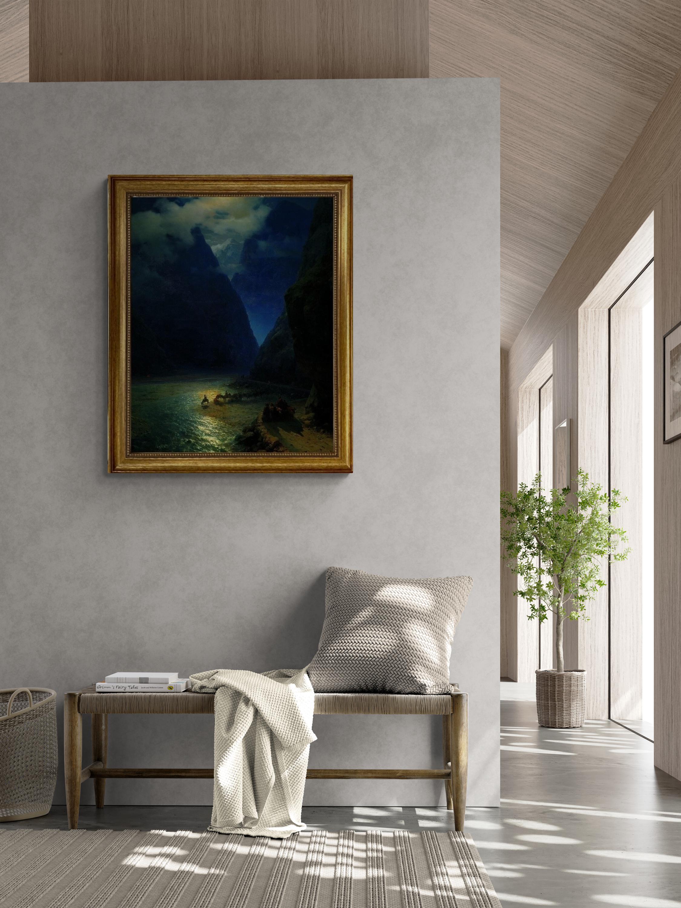 Darial George Aivazovsky Gliclée Museum-Quality Art Print on FineArt Paper, Canvas, texture Canvas with brush strokes, looks like original FOSHE ART