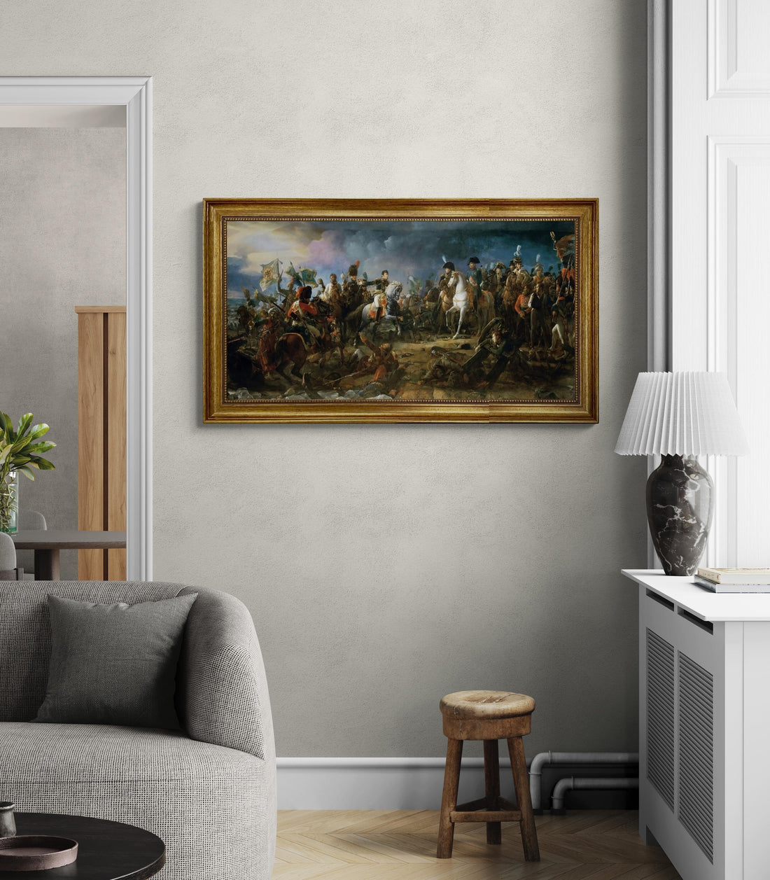 Battle of Austerlitz, 3D Hand-Finished Canvas Print FOSHE ART