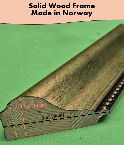 Edmund Leighton The Accolade (1901) | Fine Art Print |Textured Canvas with Realistic Brush Stroke Finish with vintageous golden frame golden FOSHE ART