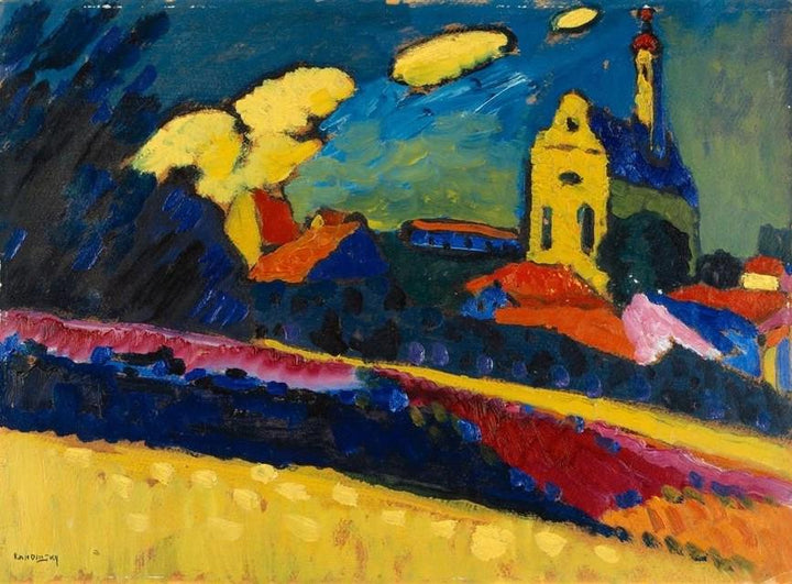 Kandinsky Murnau Landscape Print: Giclee Fine Art Reproduction FOSHE ART