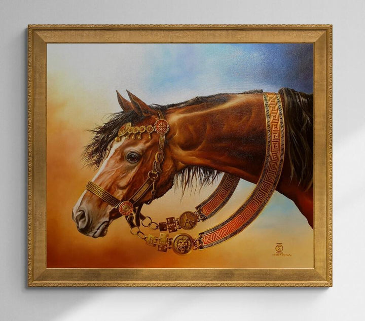 Bucephalus Fine Art Print: Alexander the Great's Horse, Modern Home Decor FOSHE ART