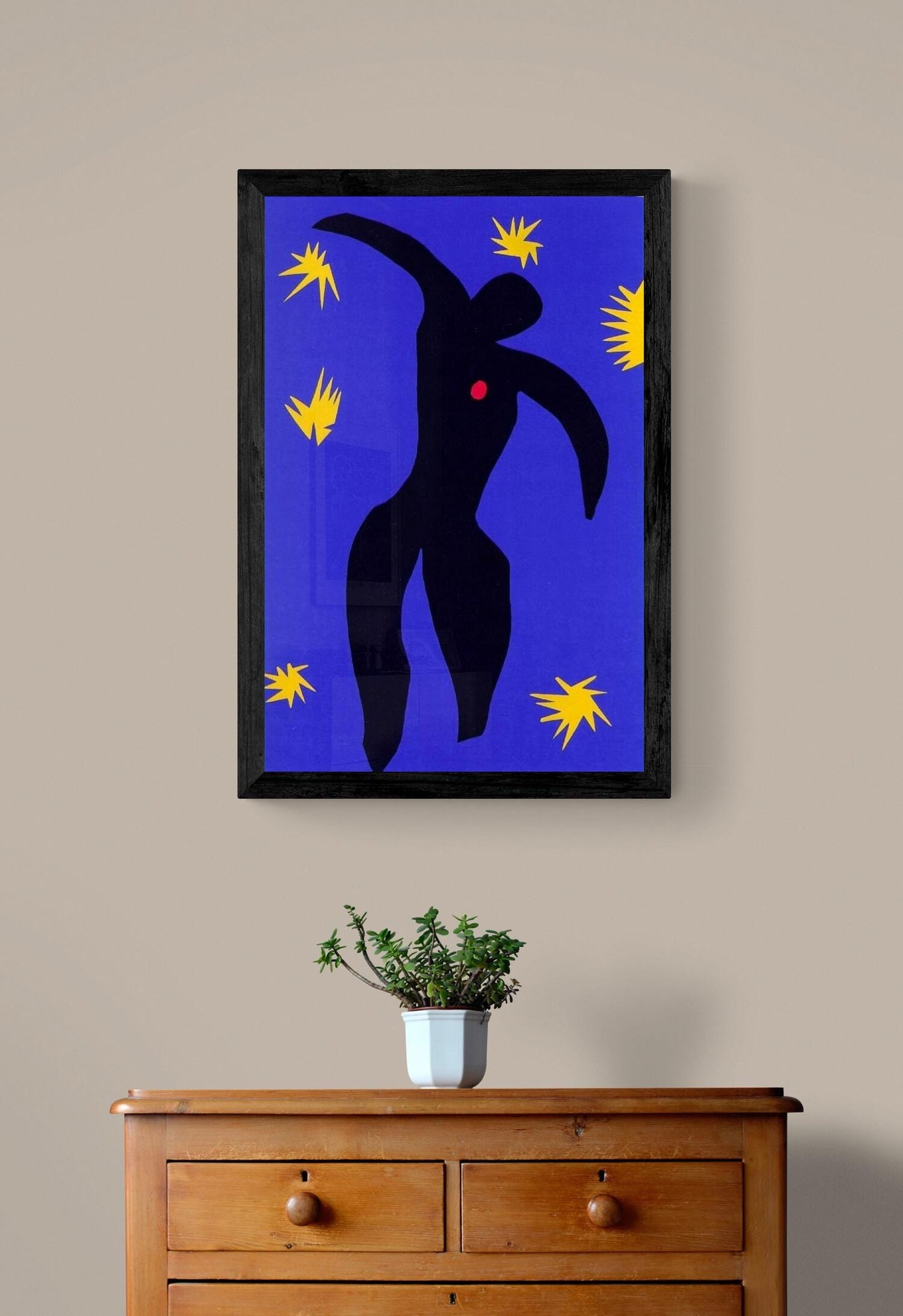 Icarus 1944 by Henri Matisse Giclee Print Reproduction, Heavyweight Fineart print on art paper, museum quality poster or canvas (rolled) FOSHE ART