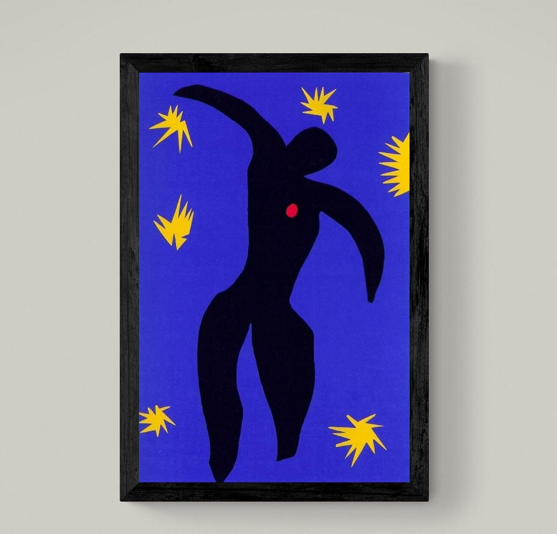 Icarus 1944 by Henri Matisse Giclee Print Reproduction, Heavyweight Fineart print on art paper, museum quality poster or canvas (rolled) FOSHE ART