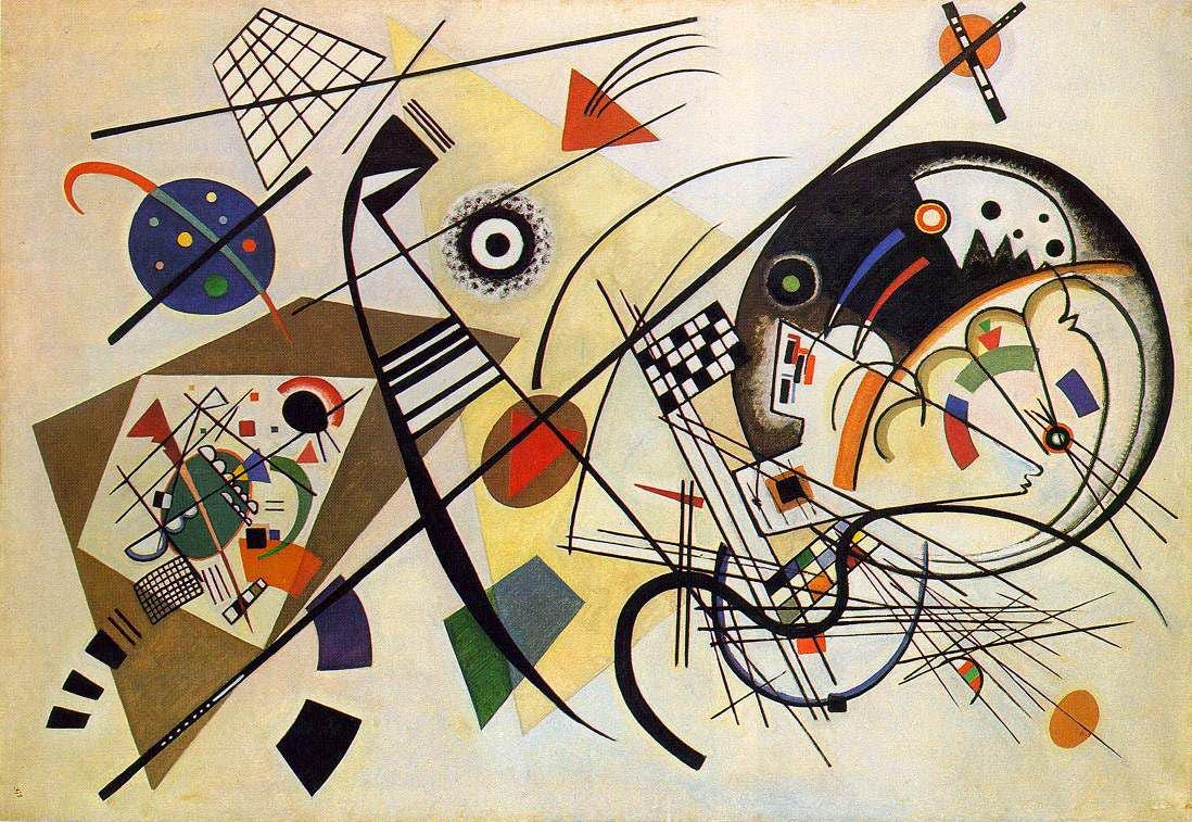 Wassily Kandinsky Dominant Curve, Large Art, Giclee Print Reproduction Heavyweight print on Fineart paper or museum quality poster FOSHE ART