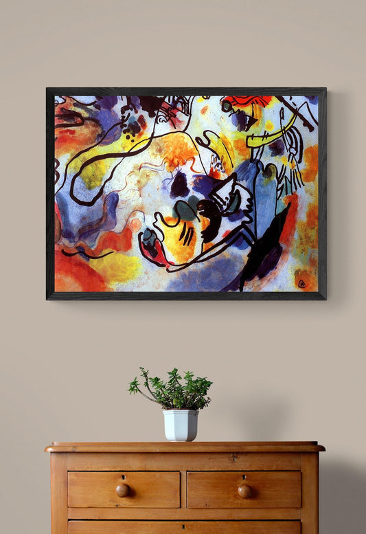 Wassily Kandinsky’s “The Last Judgment” | Large Wall Art on Heavyweight Canvas with 3D Brushstroke Finish | Ready to Hang | Statement Piece FOSHE ART