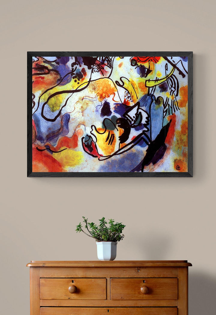 Wassily Kandinsky’s “The Last Judgment” | Large Wall Art on Heavyweight Canvas with 3D Brushstroke Finish | Ready to Hang | Statement Piece FOSHE ART