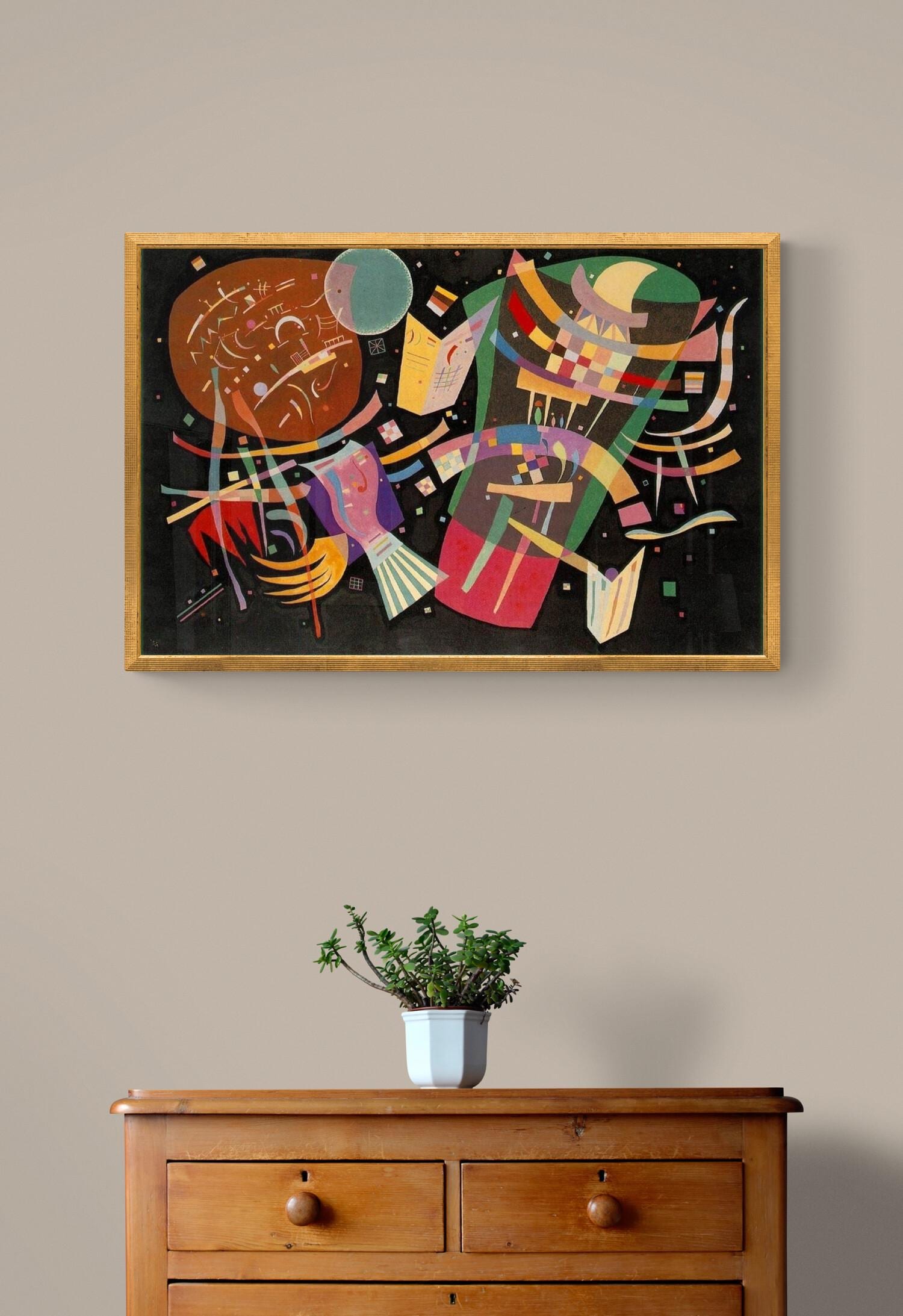Wassily Kandinsky Composition X, Large Art, Giclee Print Reproduction, Heavyweight print on Fineart paper or museum quality poster FOSHE ART
