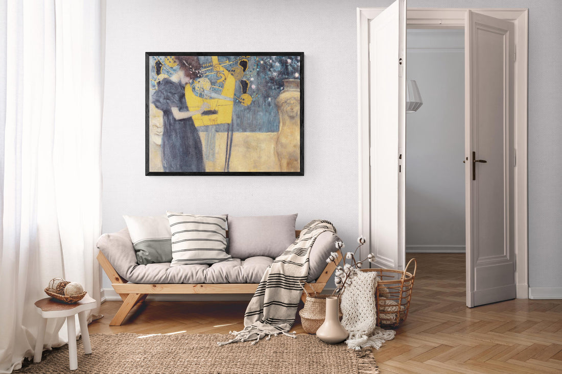 Gustav Klimt Music Giclée Print: Fine Art Reproduction on Hahnemühle Paper FOSHE ART