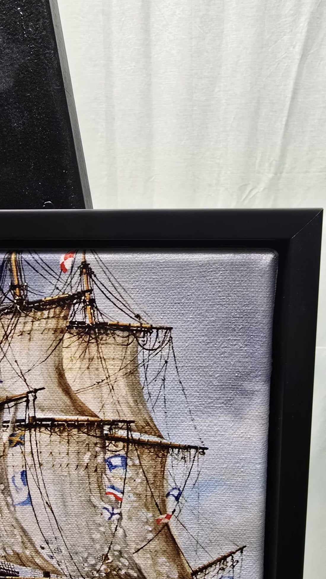 Battle of Trafalgar Canvas Print: HMS Victory Giclée, Framed Seascape FOSHE ART