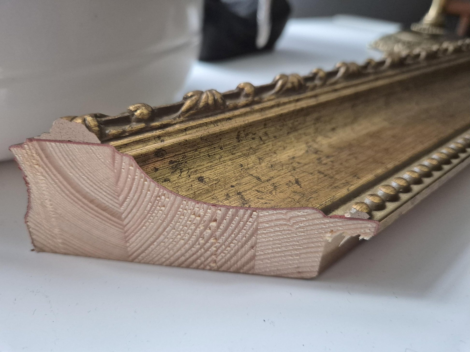 Klimt Portrait of Adele Bloch-Bauer Print on canvas: Brushstroke Texture, Golden Vintage Frame FOSHE ART