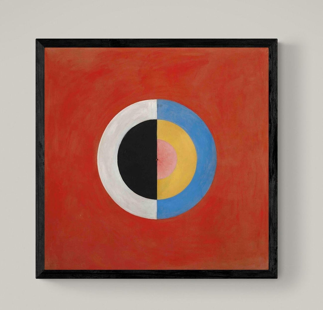 Hilma af Klint  The Swan (No. 17) Abstract Art Print: Giclee on Canvas FOSHE ART