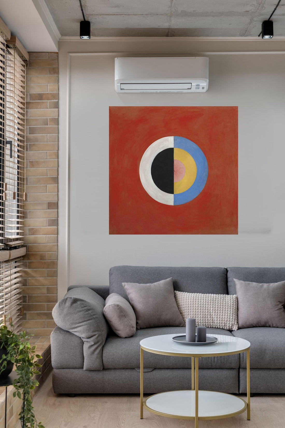 Hilma af Klint  The Swan (No. 17) Abstract Art Print: Giclee on Canvas FOSHE ART