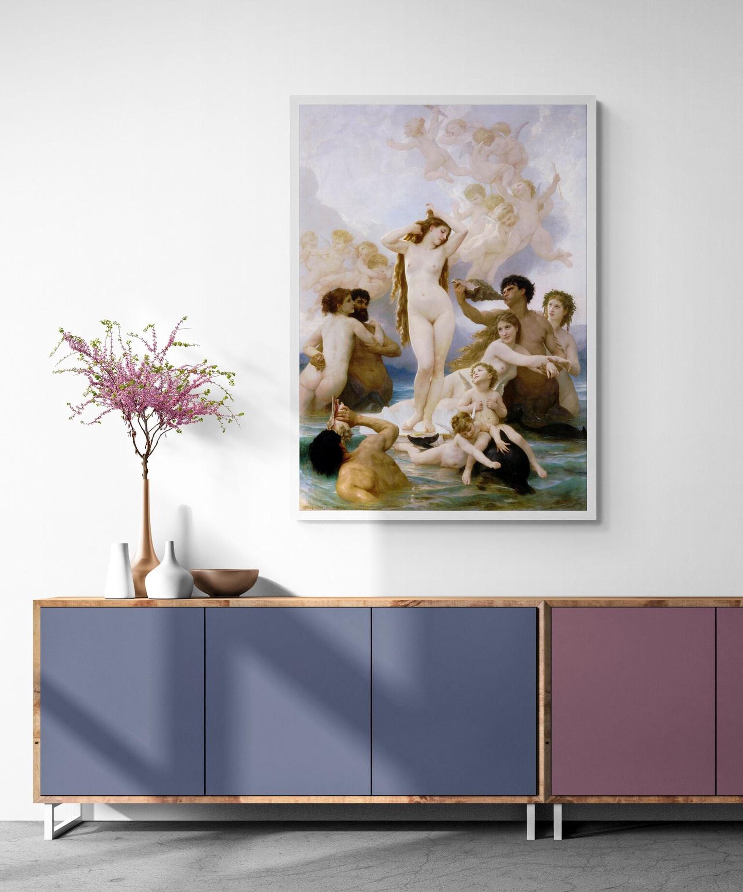 Bouguereau Masterpiece "Birth of Venus " Giclée Print on art paper FOSHE ART