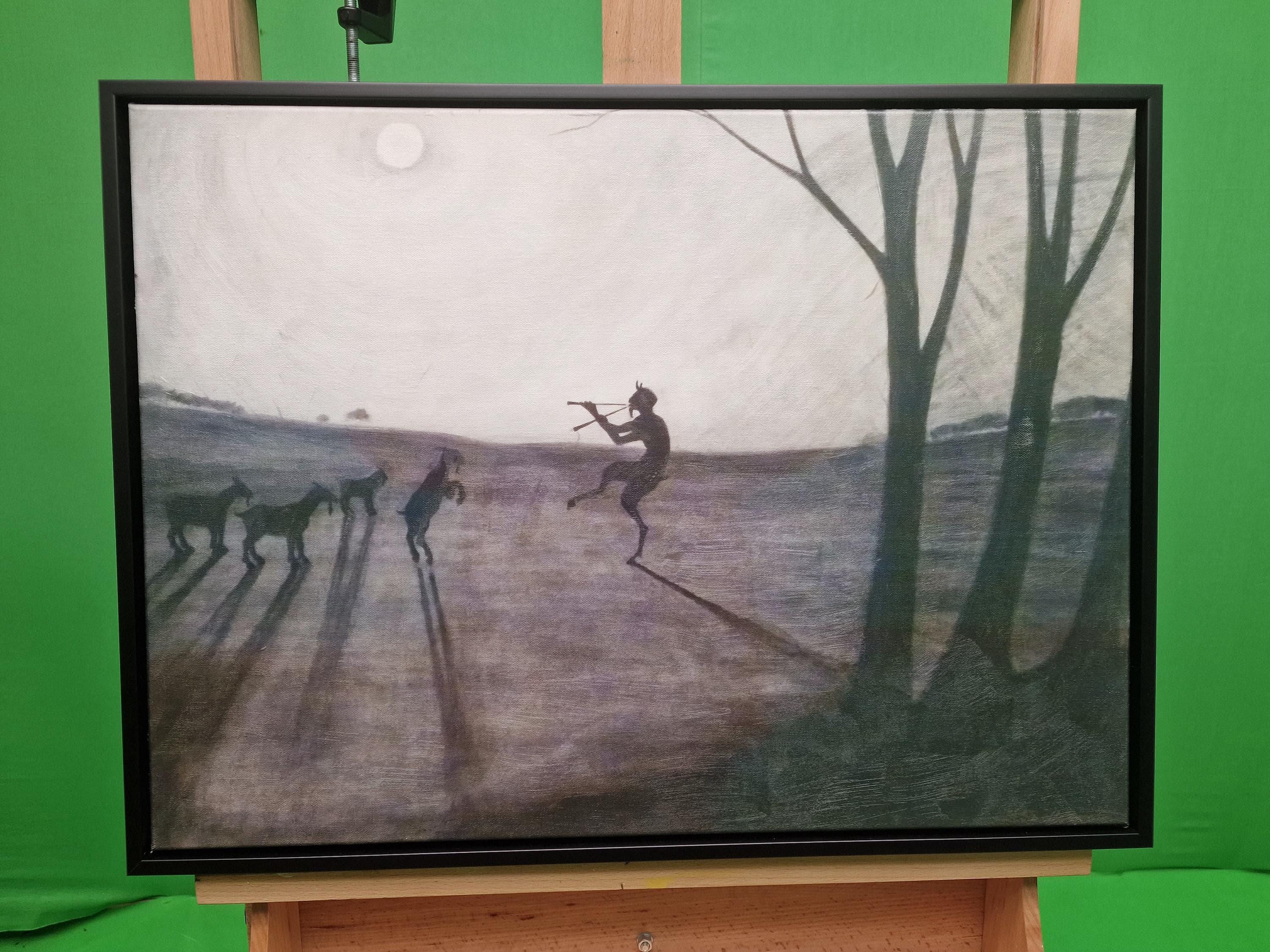 Faun by Moonlight Léon Spilliaert Print – Ethereal Art Paper Wall Decor FOSHE ART
