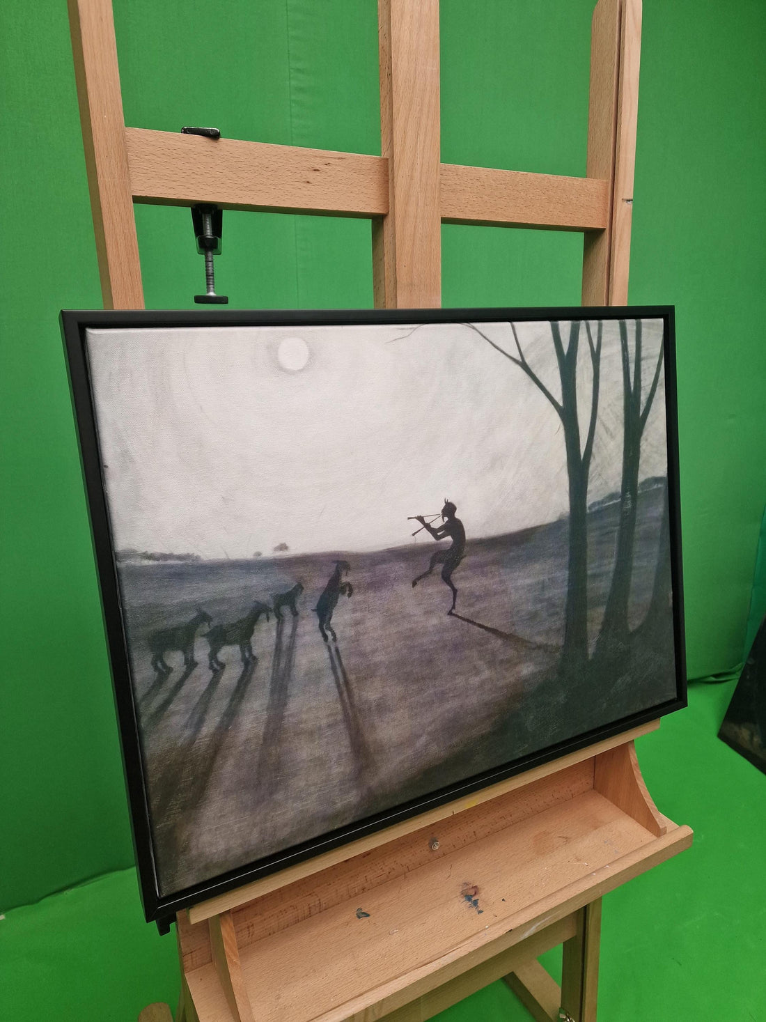 Faun by Moonlight Léon Spilliaert Print – Ethereal Art Paper Wall Decor FOSHE ART