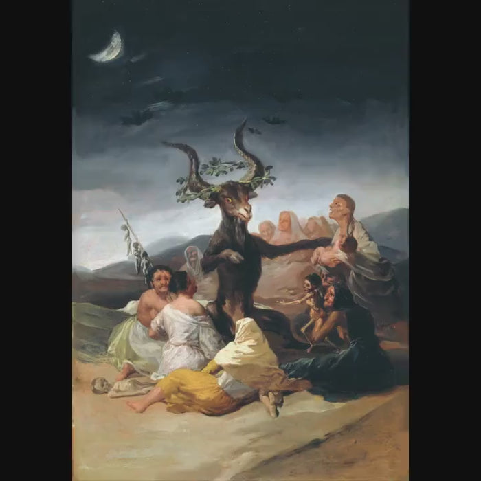 Witches' Sabbath Goya Art Print, The Big Goat Wall Art