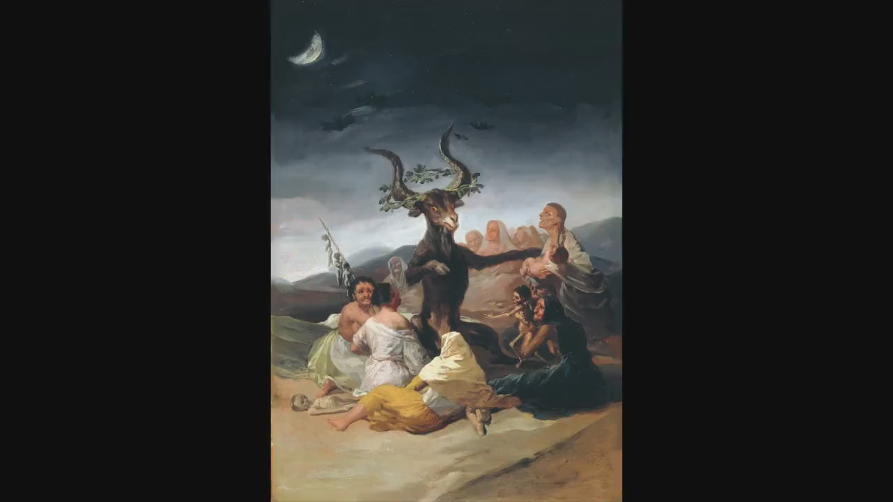 Witches' Sabbath Goya Art Print, The Big Goat Wall Art