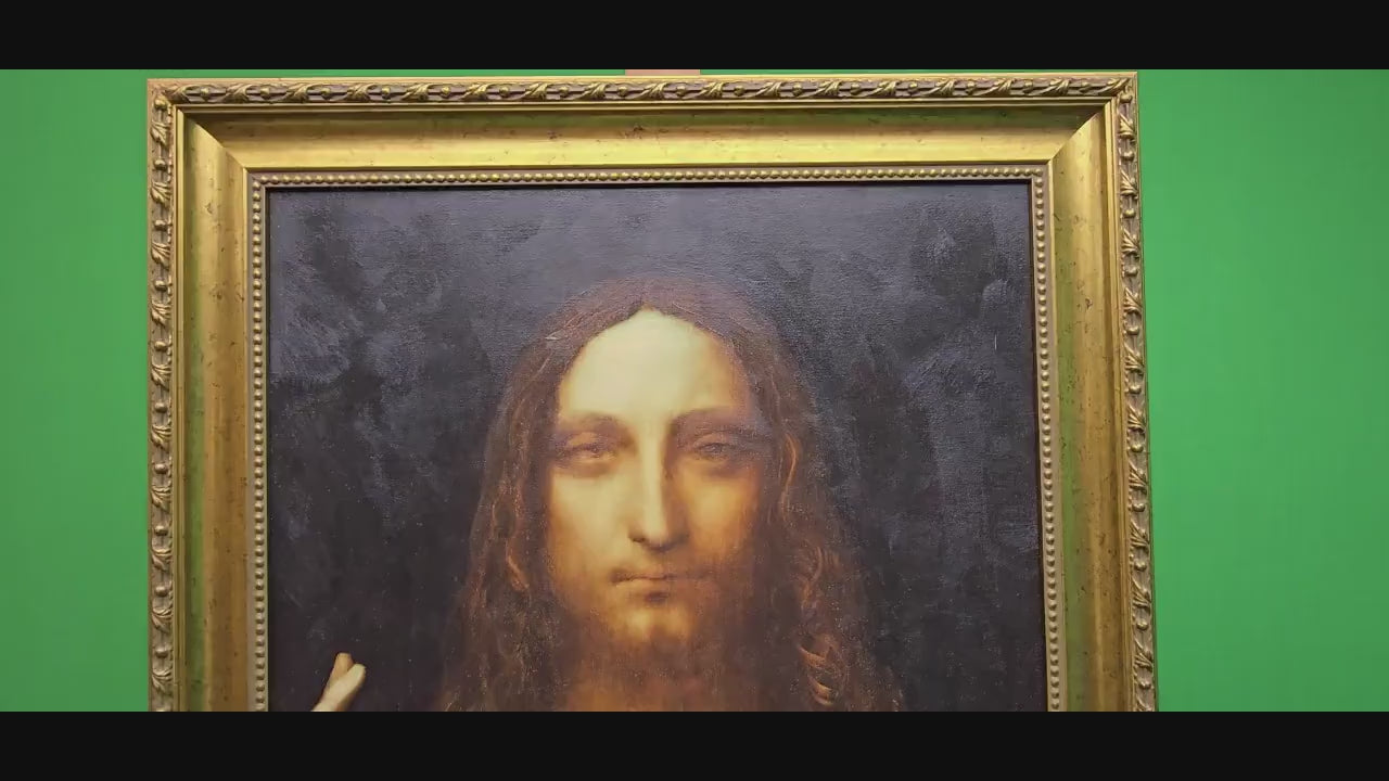 Salvator Mundi - A Divine Masterpiece by Leonardo Da Vinci, Giclée Print on art paper
