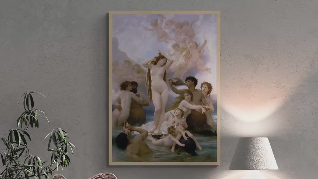 Bouguereau Masterpiece "Birth of Venus " Giclée Print on art paper