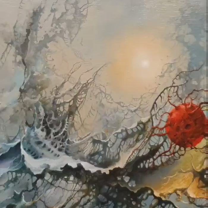 Surreal Oil Painting Giclée Art Print | Modern Home Decor