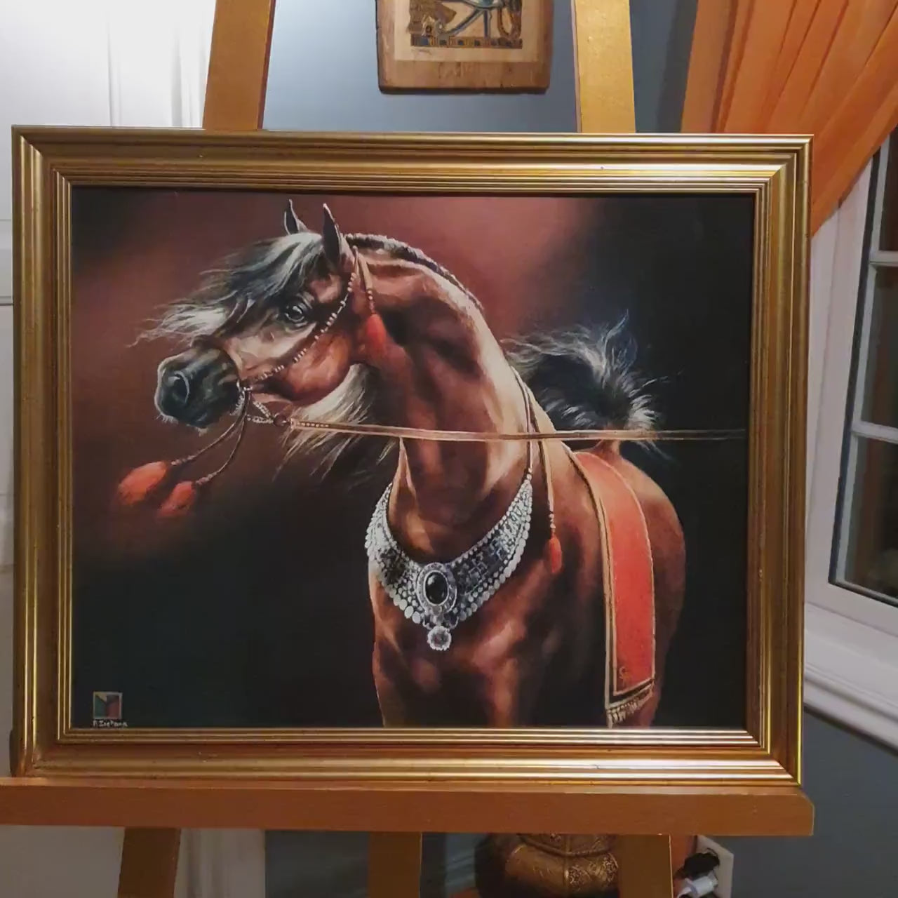 Arabian Horse Fine Art Print | Robert Zietara Oil Painting
