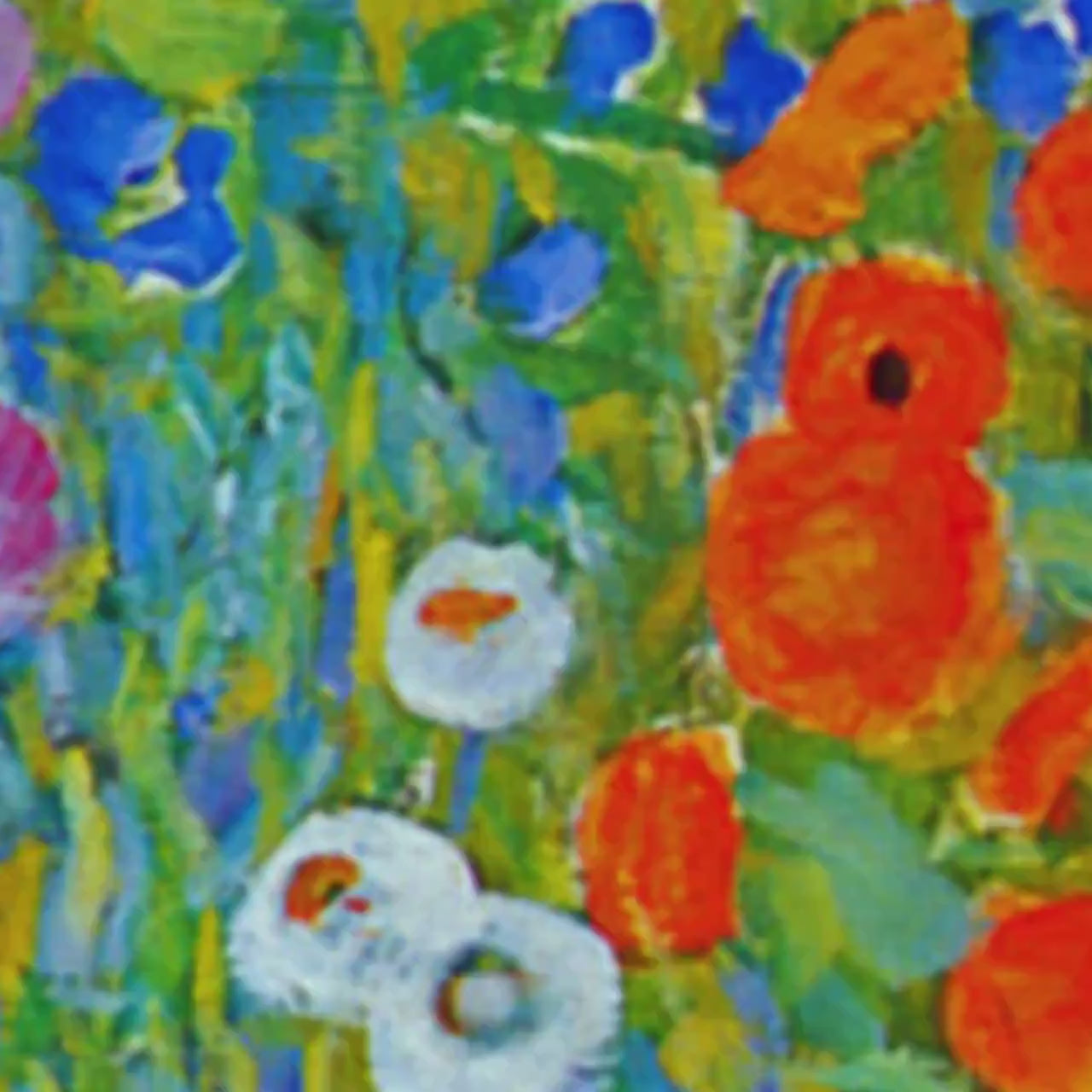 GUSTAV KLIMT - Flower Garden Prints, Bauerngarten, Giclée Art, Canvas, Poster, Premium Art, Klimt Flowers, Floral Wall Decor