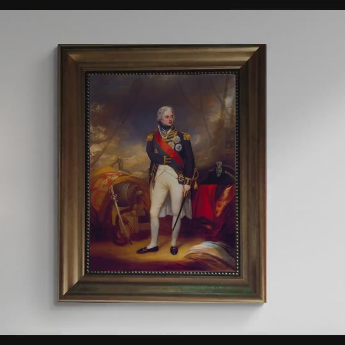 Horatio Nelson Portrait, William Beechey, Giclée Print on Art paper