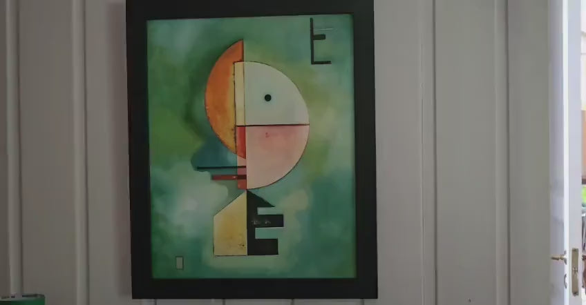 Wassily Kandinsky 'Up' Canvas Art Print | Abstract Expressionism Decor