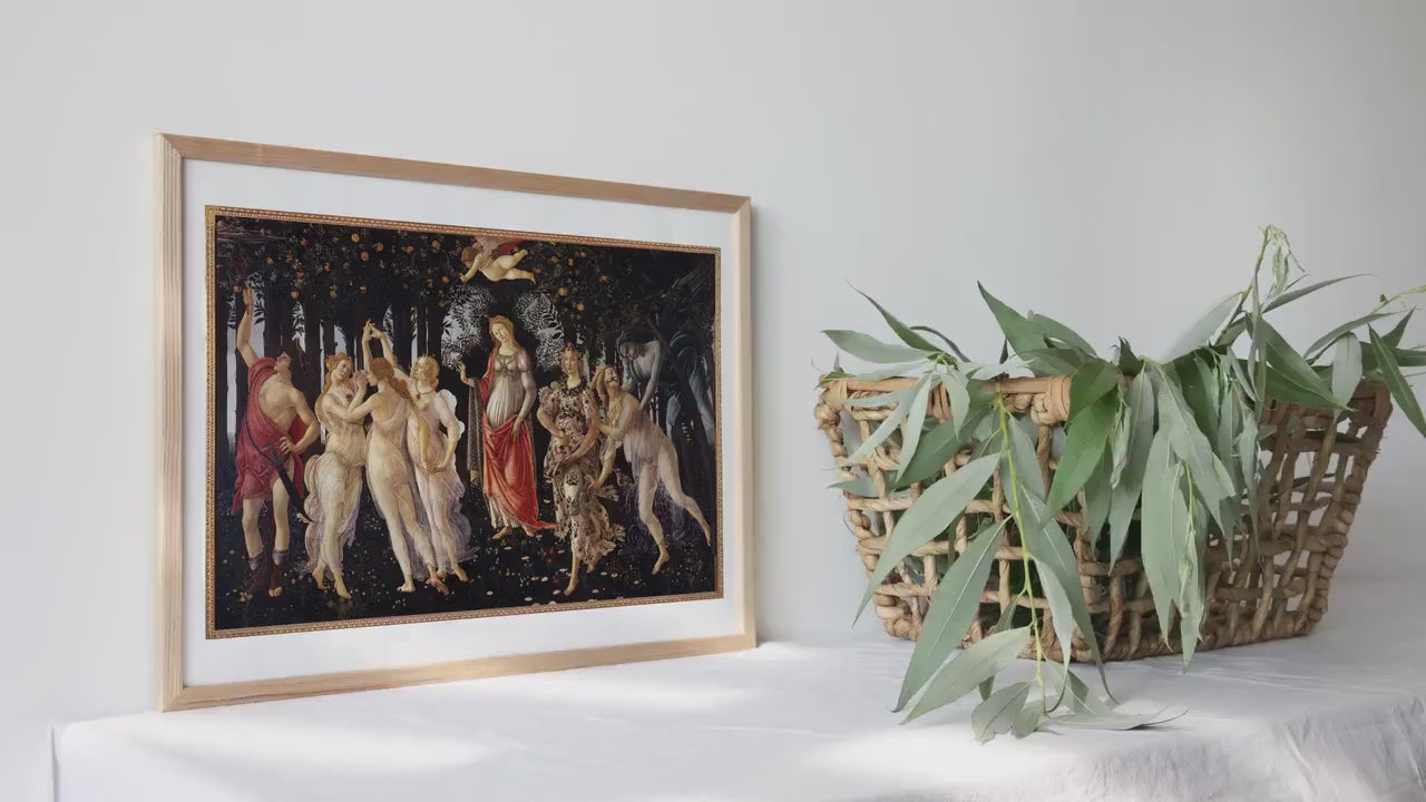 Botticelli La Primavera Art Print | Renaissance Masterpiece