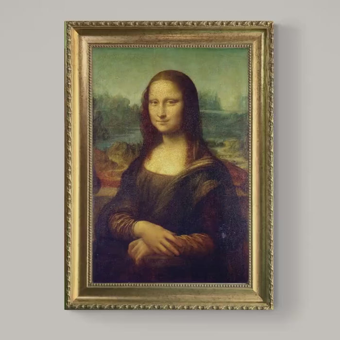 Mona Lisa Portrait Print: Renaissance Art Reproduction