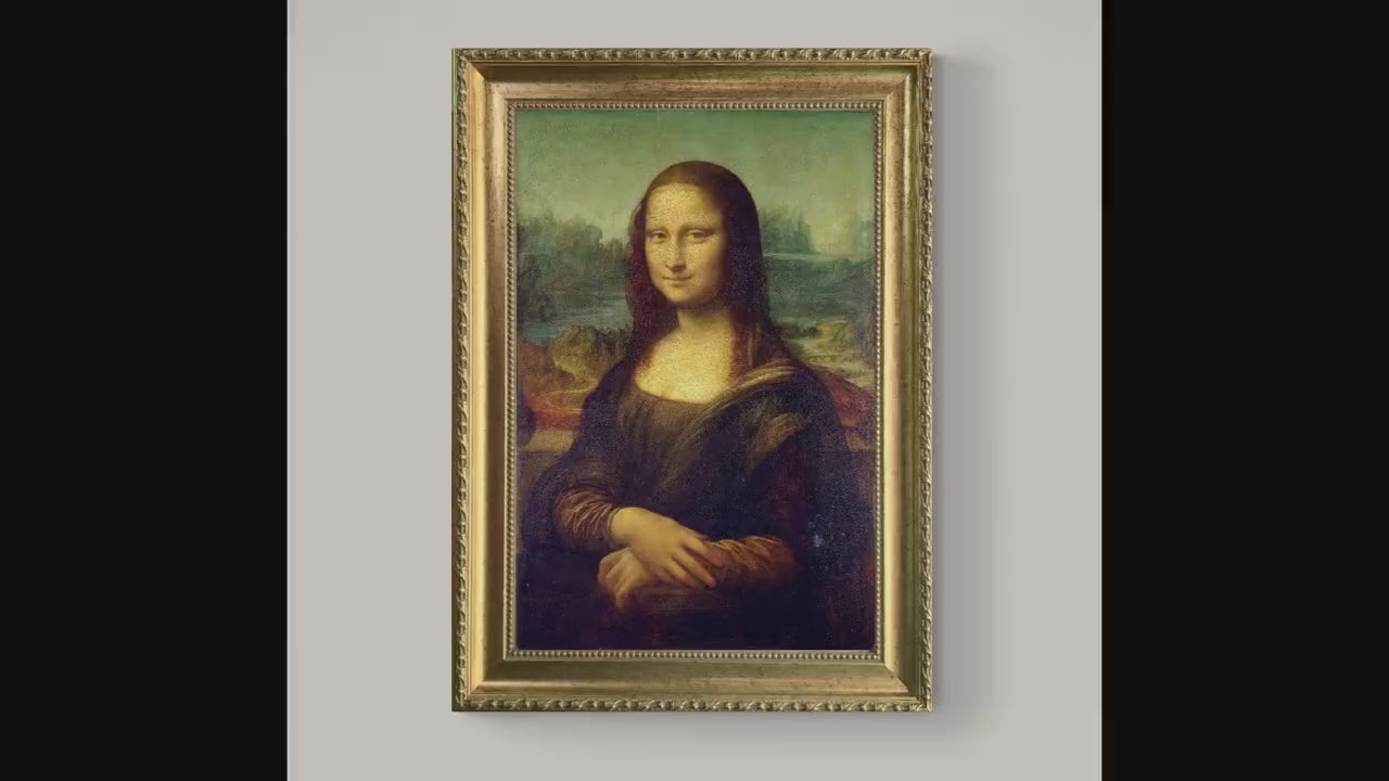 Mona Lisa Portrait Print: Renaissance Art Reproduction