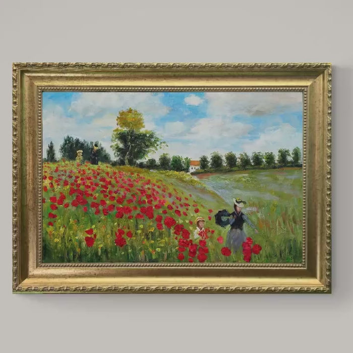 Claude Monet Poppy Field Giclée Print on art paper