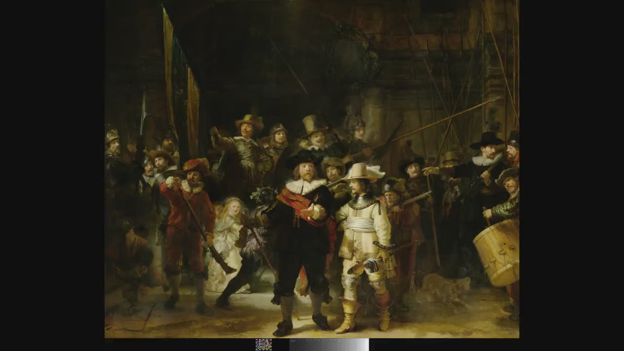 Rembrandt's The Night Watch Canvas Art | Textured Brush Strokes Reproduction