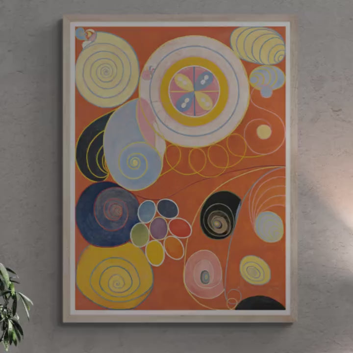 Hilma af Klint Print, The Ten Largest No 3, Giclée Art Paper or Canvas