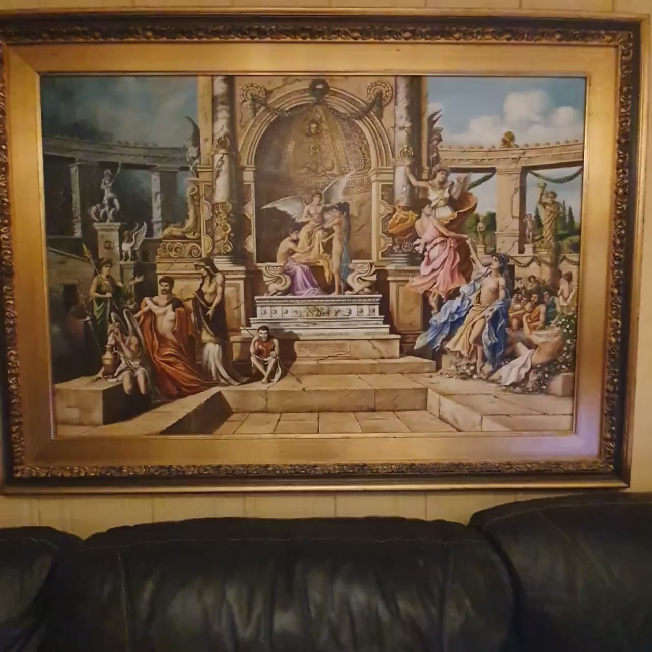 Temple of Apollo Oil Painting, Greek Mythology Art, Robert Zietara