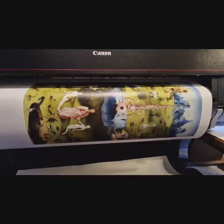 Hieronymus Bosch : Garden of Earthly Delights (Triptych, 1490), Bosch Garden Canvas 3 PANEL, Reproduction Print, Reproduction Canvas