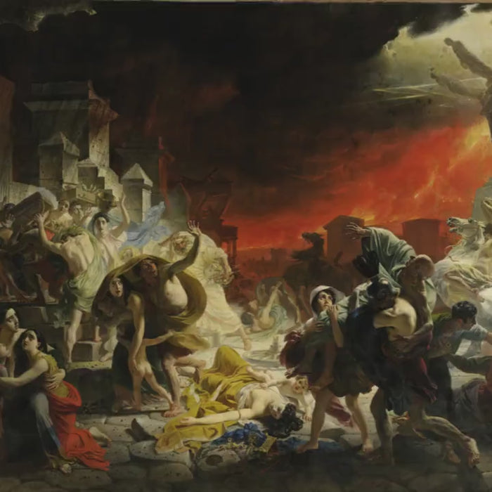 Karl Brullov's The Last Day of Pompeii | Giclée Canvas Art Print,  Hand-Finished Brush Strokes