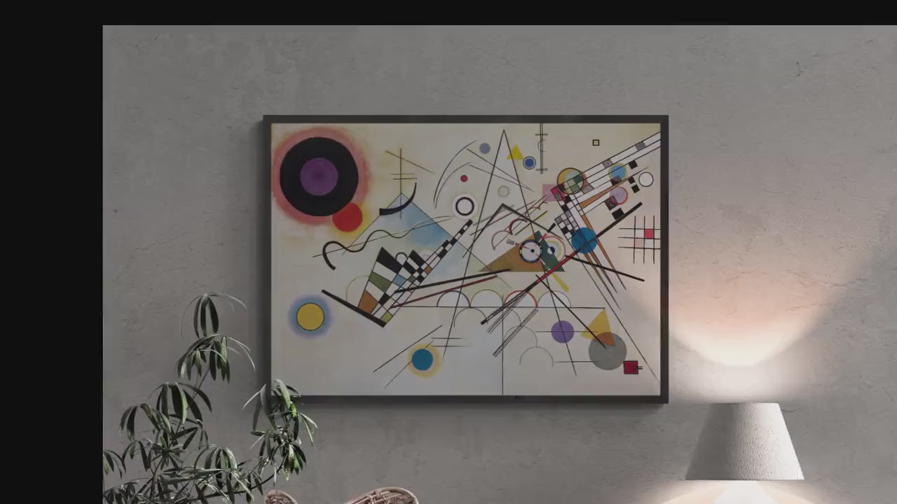 Kandinsky Composition VIII Canvas Print, Hand-Finished Giclee, Ready to Hang