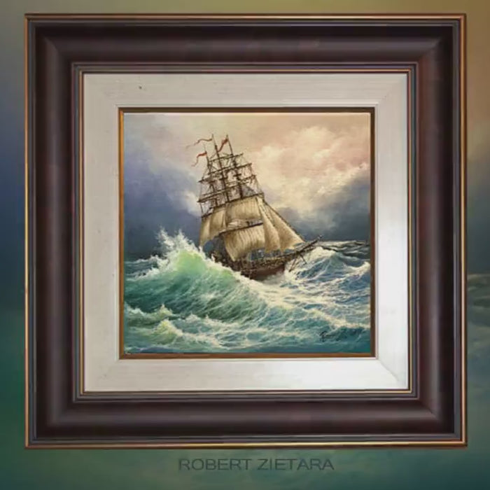 Tall Ship Giclée Print | Nautical Maritime Seascape Art