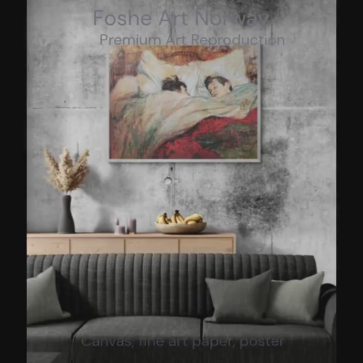 Toulouse-Lautrec 'The Bed' Giclée Art Print – Bohemian Home Decor