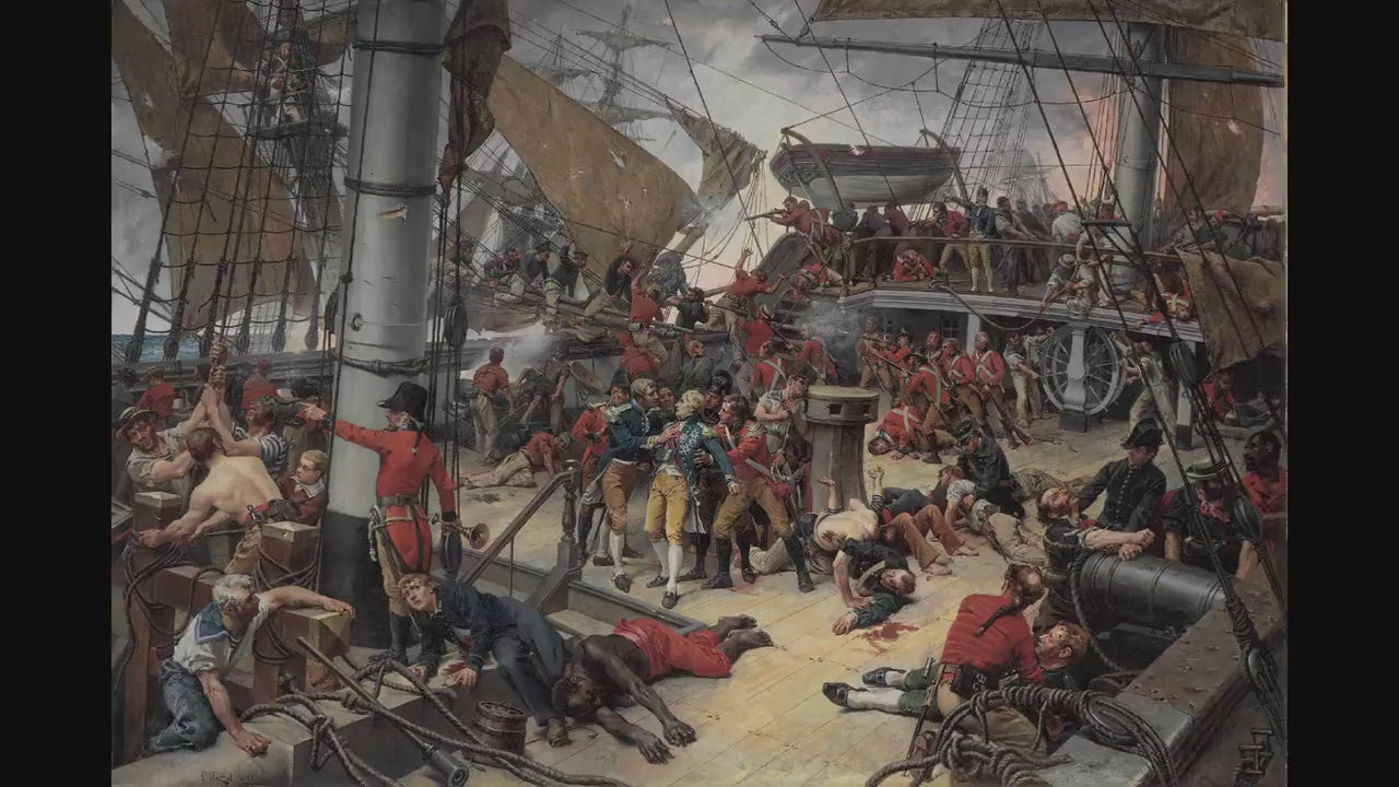The Death of Lord Nelson Giclée Print, Paul Léon Jazet Fine Art Reproduction